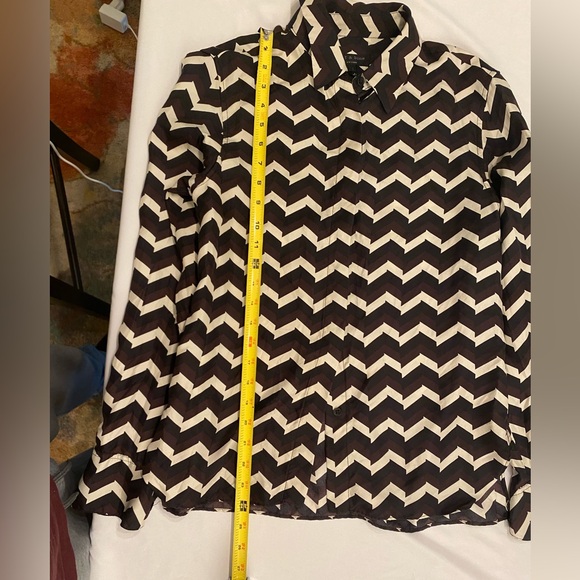 rag & bone chevron print button down - Picture 3 of 4